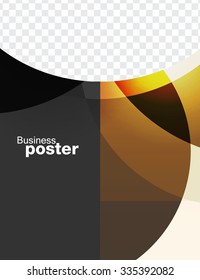 Stylish presentation of business poster. Flyer design content background. Design layout template 