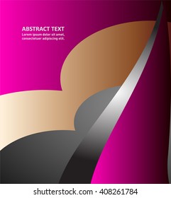 Stylish presentation of business poster. Flyer design content background. Design layout template
