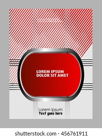 Stylish presentation of business poster, flyer layout template
