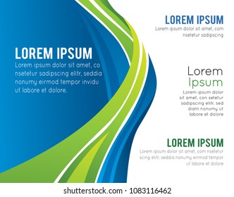Stylish presentation of business poster, magazine cover, design layout template