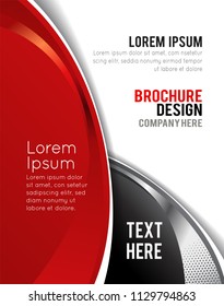 Stylish presentation of business poster, magazine cover, design layout template