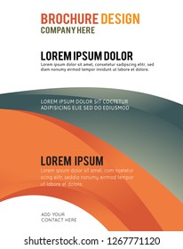 Stylish presentation of business poster, magazine cover, design layout template