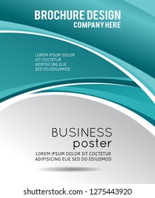 Stylish presentation of business poster, magazine cover, design layout template. Abstract illustration