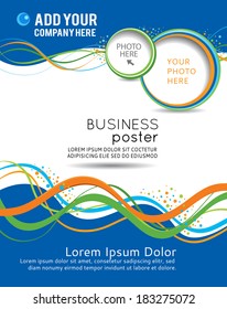 Stylish Presentation Of Business Poster, Magazine Cover, Design Layout Template