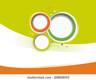 Stylish presentation of business poster, magazine cover, design layout template