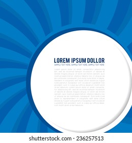 Stylish presentation of business poster, magazine cover, design layout template