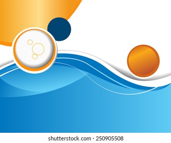 Stylish presentation of business poster, magazine cover, design layout template
