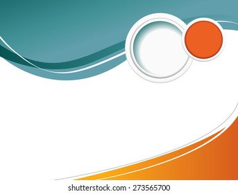 Stylish presentation of business poster, magazine cover, design layout template