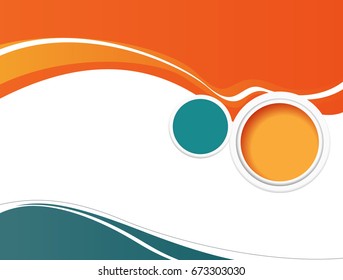 Stylish presentation of business poster, magazine cover, design layout template
