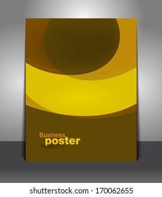 Stylish presentation of business poster. Vector Fashion brochure