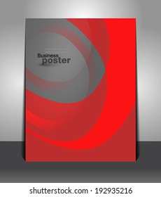 Stylish presentation of business poster. Vector of abstract background