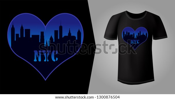 Download Stylish Print Tshirt Design Silhouette New Stock Vector Royalty Free 1300876504