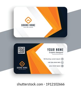 stylish professional brand business card template design