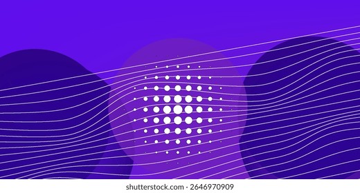 stylischer violetter Hintergrund für Präsentation, Druck, 