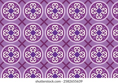 A stylish purple etnic pattern background featuring elegant and seamless designs with a modern and artistic touch. Perfect for branding, web design, presentations, invitations, and digital artwork. 