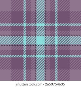 Stylish purple and teal plaid pattern.  Perfect for textile design, fashion, websites, or wrapping paper. This seamless texture offers a sophisticated, modern feel.