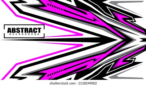 Stylish purple and white sports design Vector modern