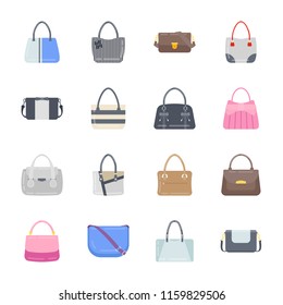 
Stylish Purses Flat icons
