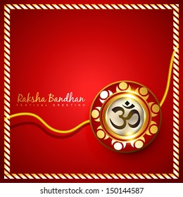 stylish rakhi background with space for your text