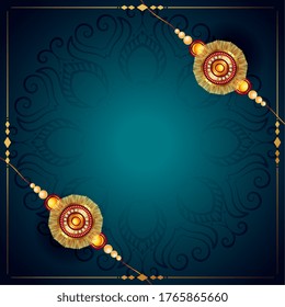 stylish raksha bandhan rakhi festival design background