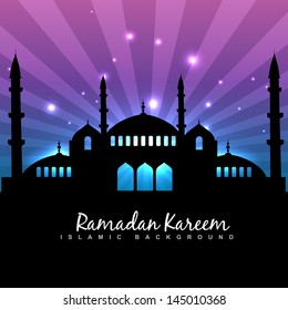 stylish ramadan kareem islamic background
