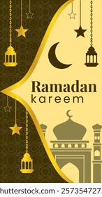 Stylish Ramadan Kareem Reels Design - Perfect for Stories and Videos