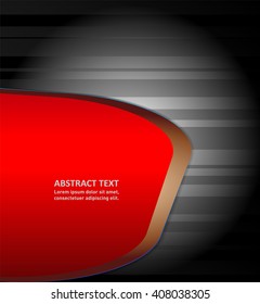 Stylish red presentation of business poster. Flyer design content background. Design layout template