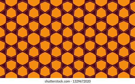 Stylish repeating geometric texture. for holiday decoration, holiday packaging Vector seamless pattern