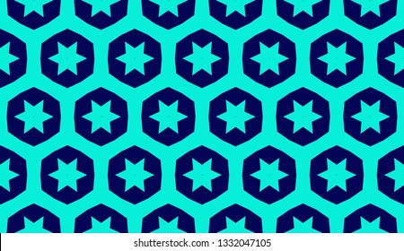 Stylish repeating geometric texture. for holiday decoration, holiday packaging Vector seamless pattern