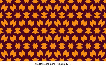 Stylish repeating geometric texture. for holiday decoration, holiday packaging Vector seamless pattern