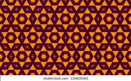 Stylish repeating geometric texture. for holiday decoration, holiday packaging Vector seamless pattern