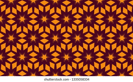 Stylish repeating geometric texture. for holiday decoration, holiday packaging Vector seamless pattern