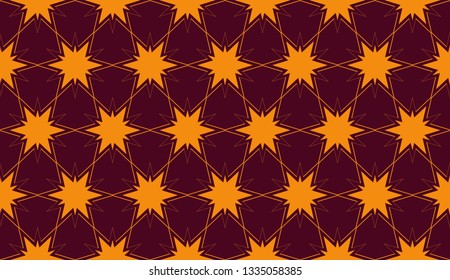 Stylish repeating geometric texture. for holiday decoration, holiday packaging Vector seamless pattern