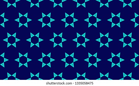 Stylish repeating geometric texture. for holiday decoration, holiday packaging Vector seamless pattern