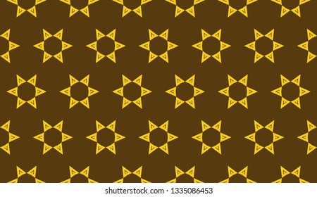 Stylish repeating geometric texture. for holiday decoration, holiday packaging Vector seamless pattern