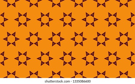 Stylish repeating geometric texture. for holiday decoration, holiday packaging Vector seamless pattern