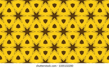 Stylish repeating geometric texture. for holiday decoration, holiday packaging Vector seamless pattern