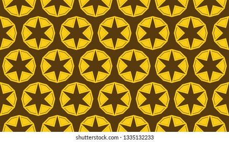 Stylish repeating geometric texture. for holiday decoration, holiday packaging Vector seamless pattern