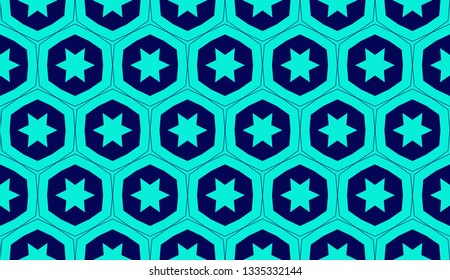 Stylish repeating geometric texture. for holiday decoration, holiday packaging Vector seamless pattern