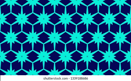 Stylish repeating geometric texture. for holiday decoration, holiday packaging Vector seamless pattern