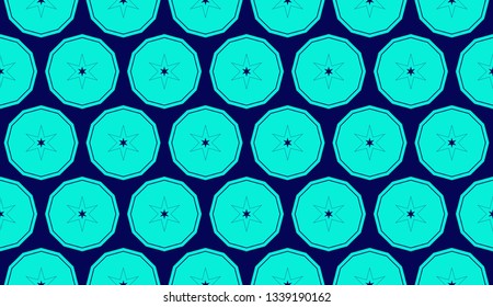 Stylish repeating geometric texture. for holiday decoration, holiday packaging Vector seamless pattern