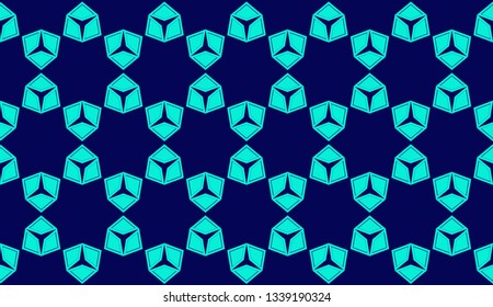Stylish repeating geometric texture. for holiday decoration, holiday packaging Vector seamless pattern
