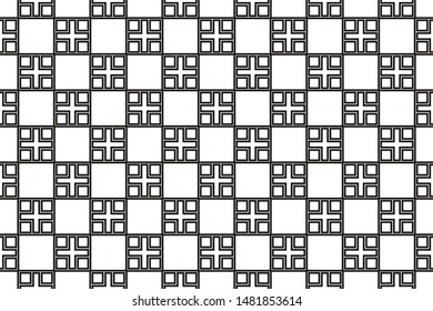 Stylish repeating geometric texture. for holiday decoration, holiday packaging.Vector  pattern

