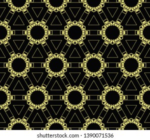 Stylish repeating geometric texture. Vector for banner, flyer, cover design. Vector seamless pattern