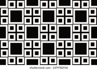 Stylish repeating geometric texture. Vector template for banner, flyer, cover design, mobile interface. Vector
