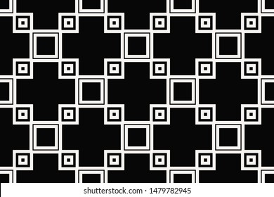 Stylish repeating geometric texture. Vector template for banner, flyer, cover design, mobile interface. Vector
