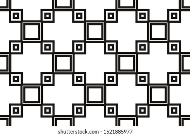 Stylish repeating geometric texture. Vector template for banner, flyer, cover design, mobile interface. 