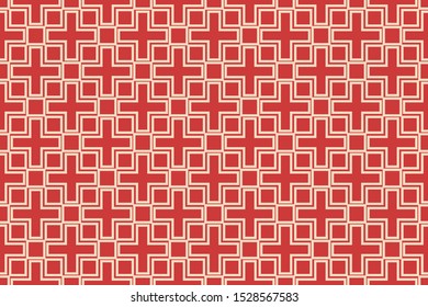Stylish repeating geometric texture. Vector template for banner, flyer, cover design, mobile interface. Vector
