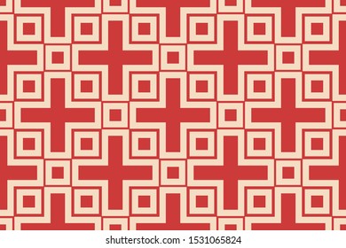 Stylish repeating geometric texture. Vector template for banner, flyer, cover design, mobile interface. Vector
