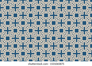 Stylish repeating geometric texture. Vector template for banner, flyer, cover design, mobile interface. Vector
